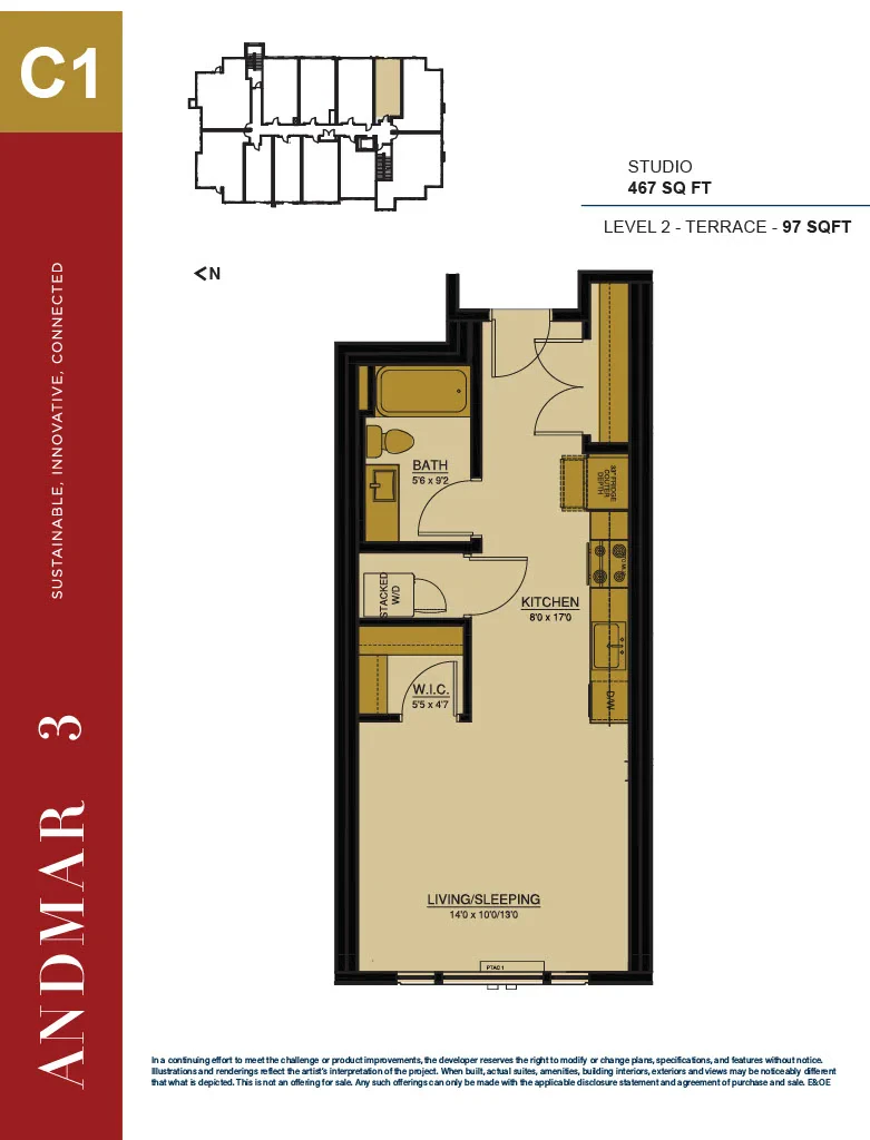 C1 Floor Plan - Andmar 3