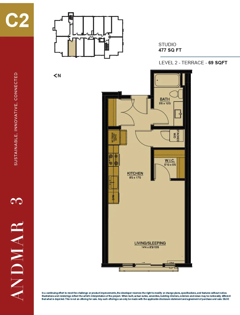 C2 Floor Plan - Andmar 3