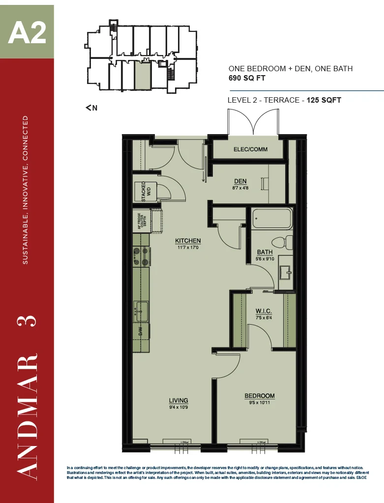 A2 Floor Plan - Andmar 3
