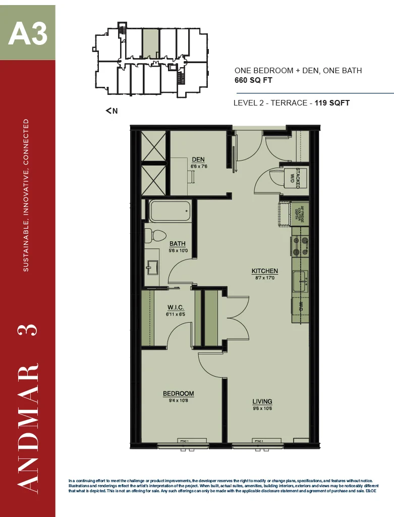 A3 Floor Plan - Andmar 3