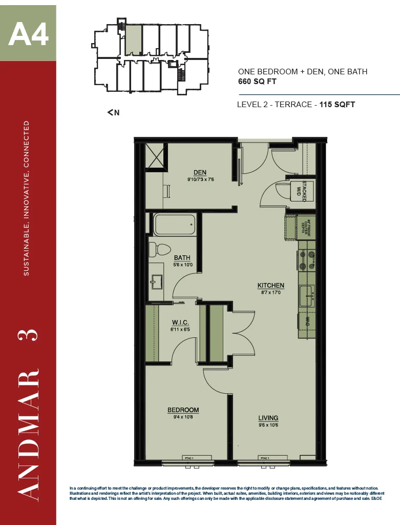 A4 Floor Plan - Andmar 3