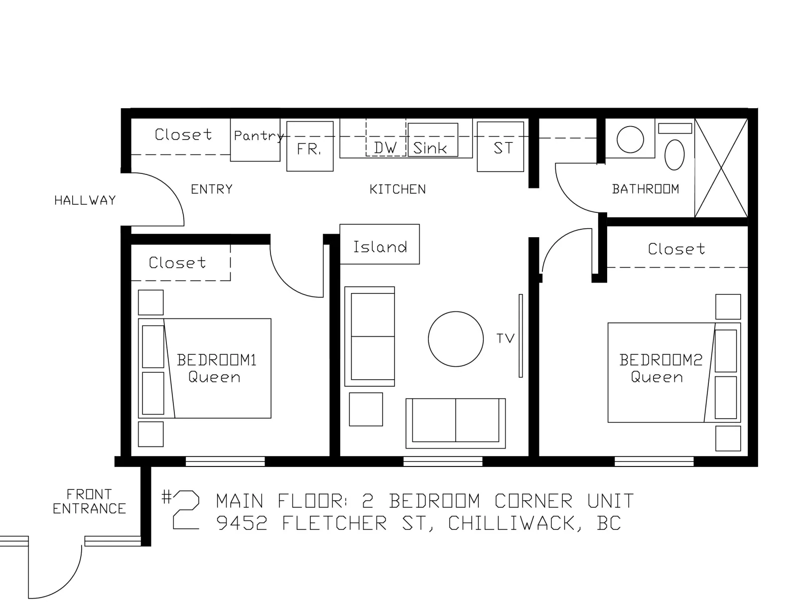 Unit 2 Main FLR_2 Bed Corner