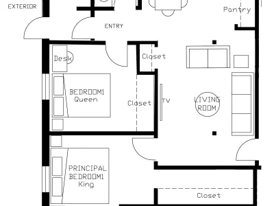 Unit 10 Lwr FLR_2 Bed