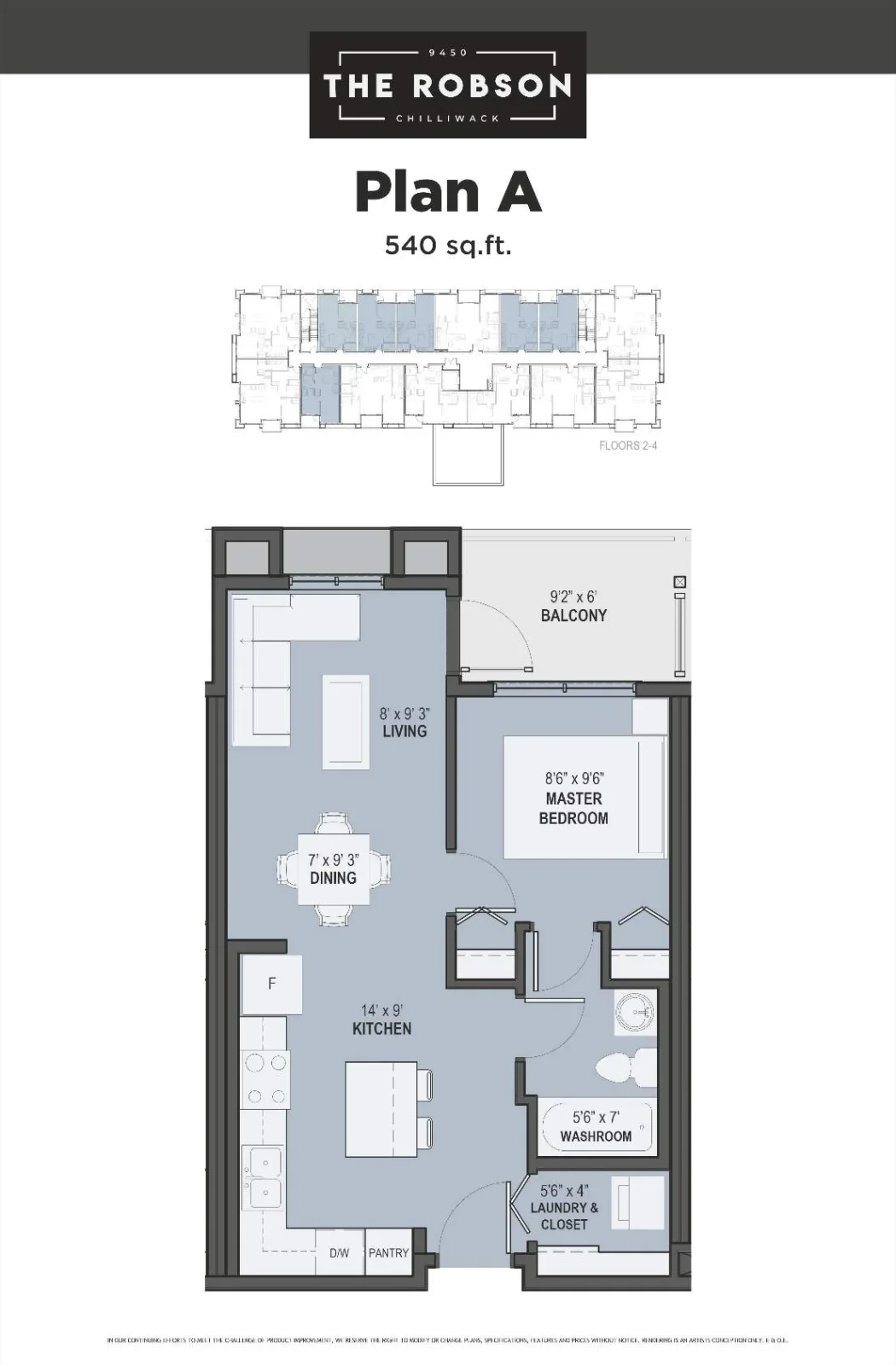 Floorplan Plan A Unit 110